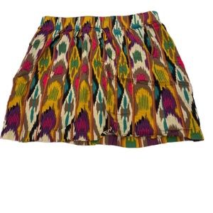CAbi Multicolor Mini Skirt